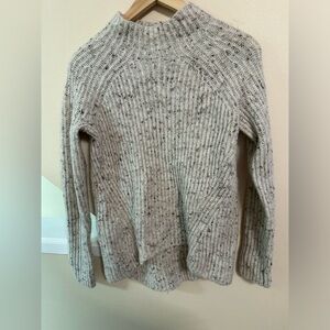 Madewell Ribbed Speckled Knit Turtleneck Sweater